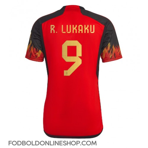 Belgien Romelu Lukaku #9 Hjemmebanetrøje VM 2022 Kortærmet